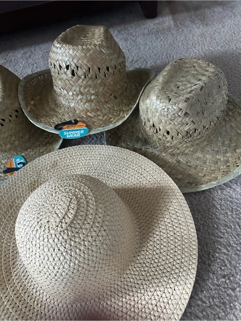 Straw Cowboy Hat - Natural Straw